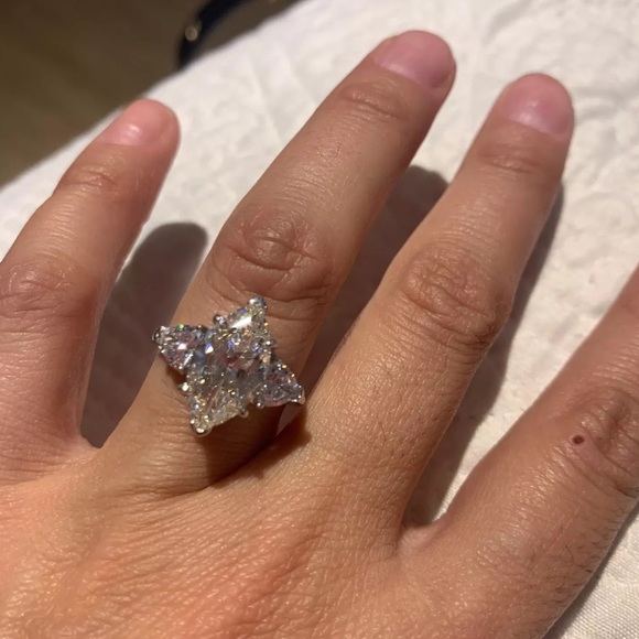 3ct Marquis Cut Ring - Picture 12 of 15